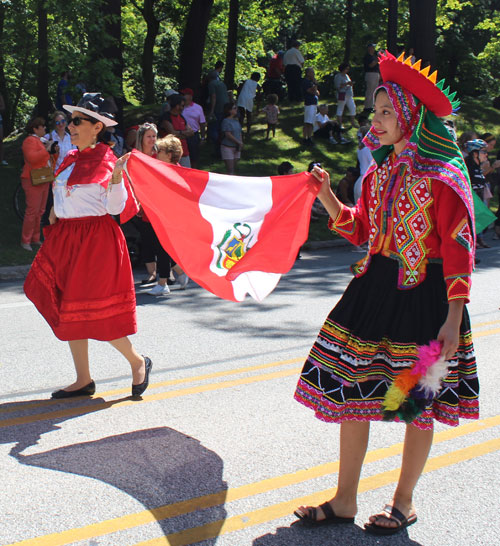 Parade of Flags at 2019 Cleveland One World Day - Peru